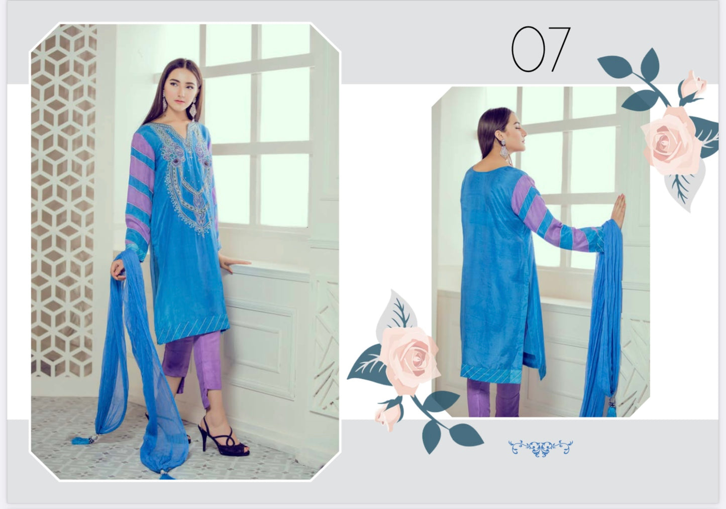 BLUE BERRY by RAW SILK COLLECTION